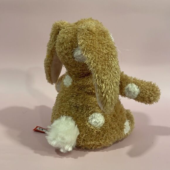 2015 Douglas Velveteen Rabbit Plush Bunny Armand Eisen 7" Tan White Spots Toy - Picture 4 of 7